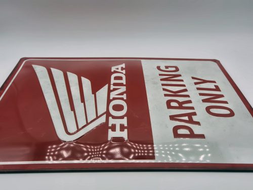 Honda Parking Only - kovový plagát  kovová tabuľa (30x40cm)