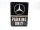 Mercedes Parking Only - kovový plagát  kov pohľadnica tabuľa  (10x14cm)