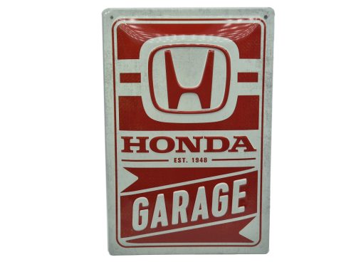 Honda Garage kovový plagát  kovová tabuľa (20x30 cm)