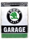 Skoda Garage - kovový plagát  kovová tabuľa (30x40cm)