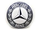 Mercedes kov kruh tabuľa - kovový plagát  kov (35cm)