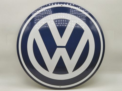 Volkswagen kov kruh tabuľa - kovový plagát  kov (35cm)