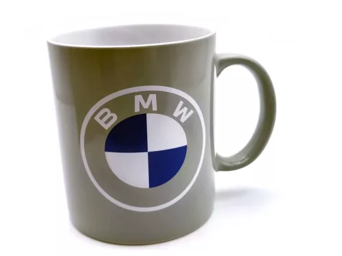 BMW logo hrnček - sivá