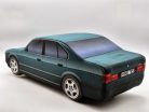 BMW E34 M5 sedan plyšové auto - zelená