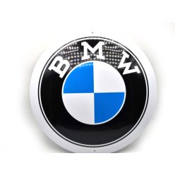 BMW kov kruh tabuľa - kovový plagát  kov (35cm)