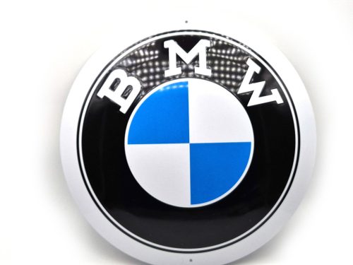 BMW kov kruh tabuľa - kovový plagát  kov (35cm)