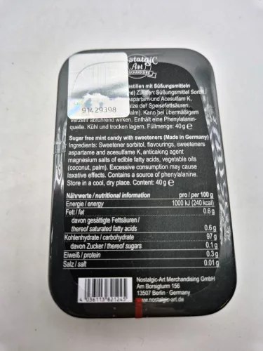 BMW M Power - kovová bonboniéra kovová krabica (40g)