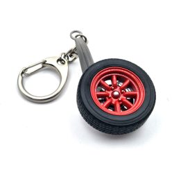 1:18-as AUTOart ráfik kľúčenka - červená