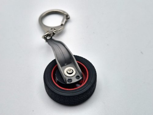 1:18-as AUTOart ráfik kľúčenka - červená