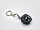 1:18-as AUTOart ráfik kľúčenka - čierna