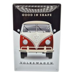   Volkswagen - Good in shape - kovová tabuľa / plechová dekorácia (20x30 cm)