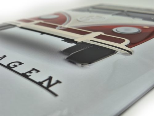 Volkswagen - Good in shape - kovová tabuľa / plechová dekorácia (20x30 cm)