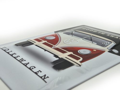 Volkswagen - Good in shape - kovová tabuľa / plechová dekorácia (20x30 cm)