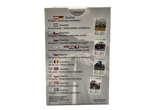 Traktoren - traktory / pracovné stroje - kvartetové karty