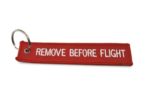 Remove Before Flight kľúčenka – držiak na kľúče