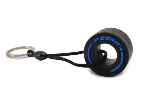 F1 Formula 1 pneumatika – kľúčenka – modrá