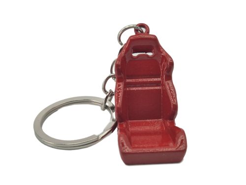 Športová sedačka / „bucket seat” prívesok na kľúče