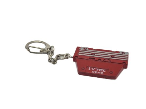 JDM Honda K20a VTEC DOHC veko ventilov – červené – prívesok na kľúče