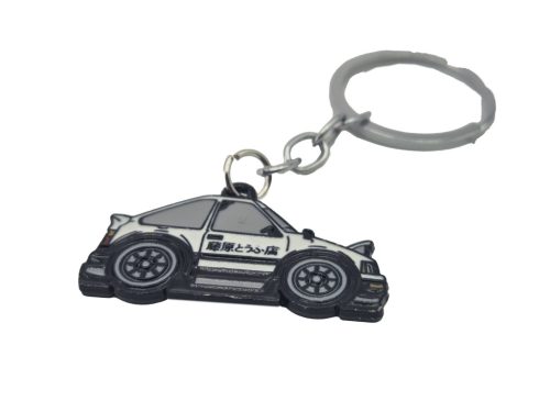 Toyota AE86 „cartoon” prívesok na kľúče