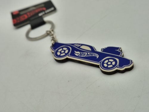 Hot Wheels – prívesok na kľúče modré muscle auto