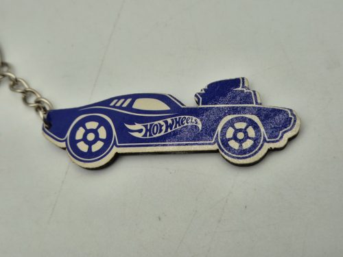 Hot Wheels – prívesok na kľúče modré muscle auto