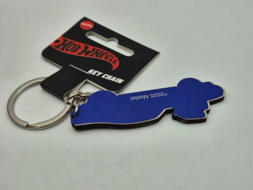 Hot Wheels – prívesok na kľúče modré muscle auto