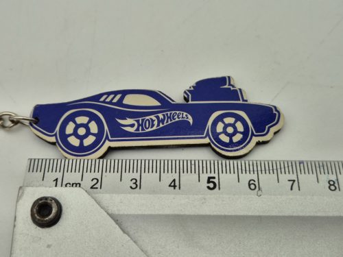Hot Wheels – prívesok na kľúče modré muscle auto