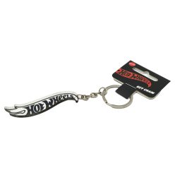Hot Wheels – prívesok na kľúče biele logo