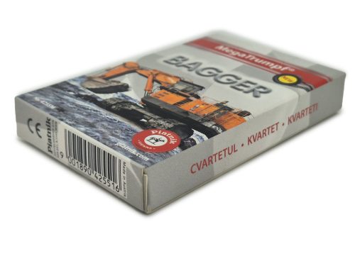 Bagger / stavebné stroje - kvarteto karty