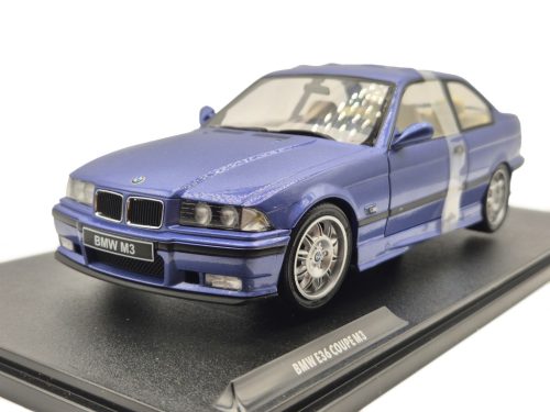 BMW E36 M3 Coupe E36 year 1990 estoril blue 1:18
