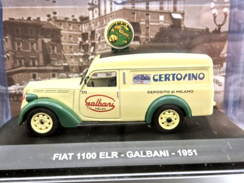 Fiat 1100 ELR van Galbani year 1951 - 1:43 Altaya