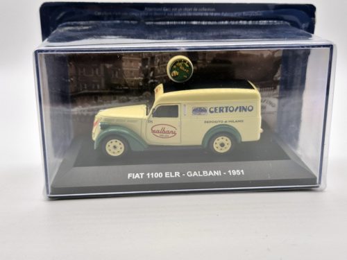 Fiat 1100 ELR nákladné auto Galbani (1951) - Altaya - 1:43