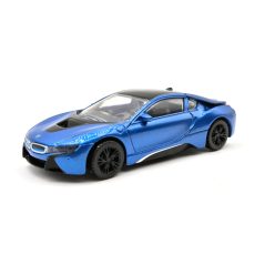 BMW i8 modrá - Rastar - model auta 1:43
