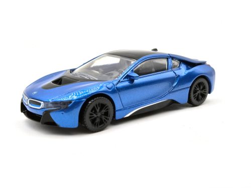 BMW i8 modrá - Rastar - model auta 1:43