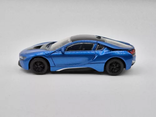 BMW i8 modrá - Rastar - model auta 1:43