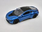 BMW i8 modrá - Rastar - model auta 1:43