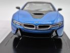 BMW i8 coupe 2018 - modrá - Motor Max model auta 1:24