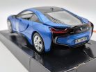 BMW i8 coupe 2018 - modrá - Motor Max model auta 1:24