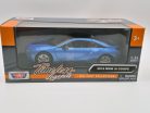 BMW i8 coupe 2018 - modrá - Motor Max model auta 1:24