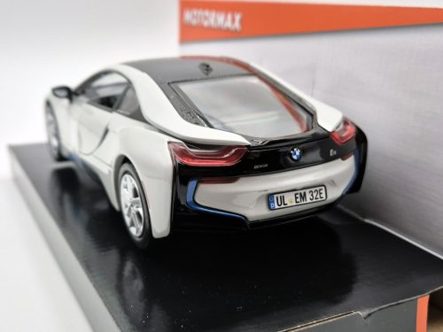 BMW i8 coupe 2018 - biela - Motor Max model auta 1:24