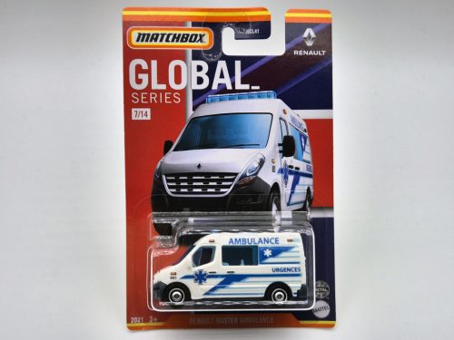 Renault Master Ambulance sanitka - Matchbox - 1:64  1/64 model auta