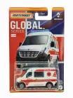 Renault Master Ambulance sanitka červená - Matchbox - 1:64  1/64 model auta