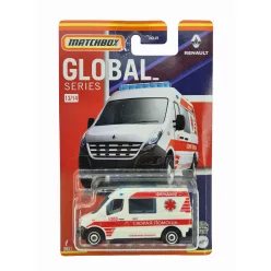   Renault Master Ambulance sanitka červená - Matchbox - 1:64  1/64 model auta