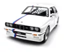 BMW E30 M3 (1988) - biela  - Bburago - 1:24