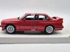 BMW E30 M3 (1988) - červená - Bburago - 1:24