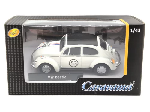 Volkswagen VW Beetle Chrobák #53 Herbie - Cararama - 1:43