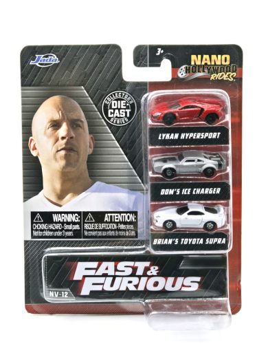 Fast & Furious - Rýchlo a zbesilo - 3-dielna súprava - NV-12 Jada Toys model auta