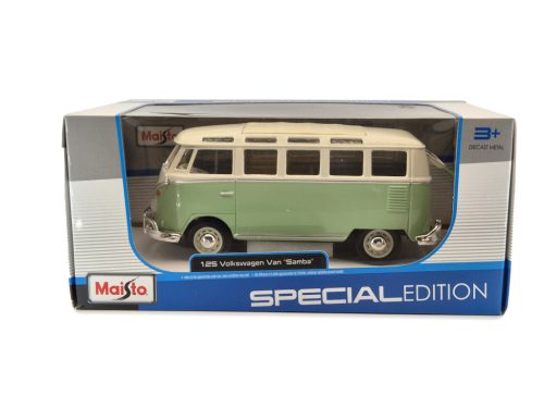 Volkswagen VW T1 transporter Samba (1962) - Maisto - 1:25