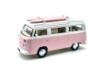 Volkswagen VW T2 transporter (1962) - Norev - 1:43 - ružová