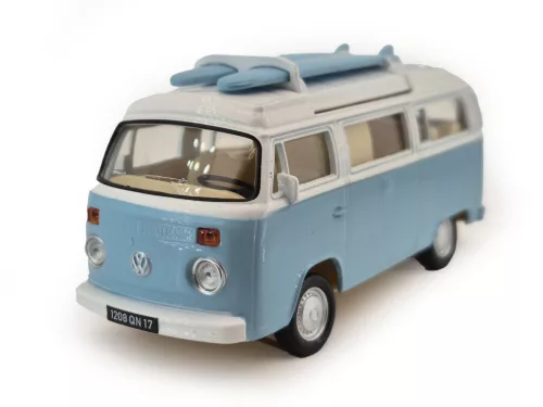 Volkswagen VW T2 transporter (1962) - Norev - 1:43 - modrá